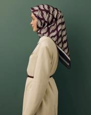 twill ipek eşarp aura bordo 4