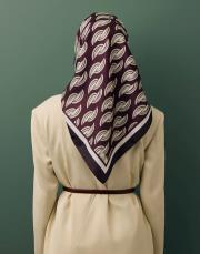 twill ipek eşarp aura bordo 5