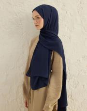 daily krep şal lacivert 4