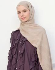 cotton line şal kahve