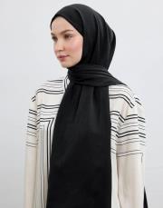 cotton line şal siyah