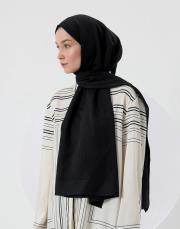 cotton line şal siyah 3