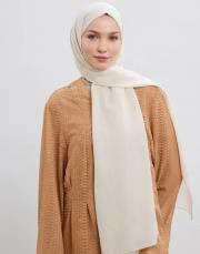 cotton line şal ekru 2