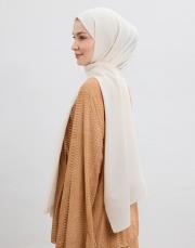 cotton line şal ekru 4