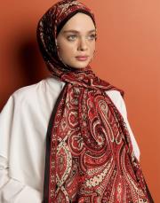 deluxe summer şal alice kırmızı 4
