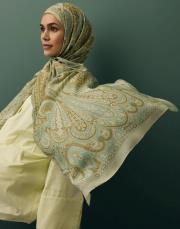 deluxe summer şal alice su yeşili 3